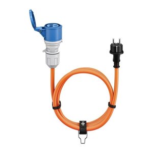 goobay Camping Adapterleitung orange