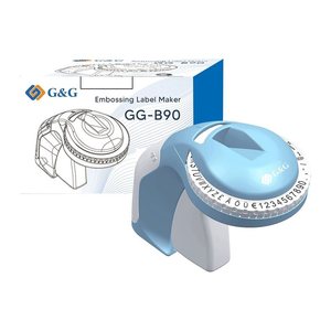G&G Prägegerät GG-B90 für 9mm Prägebänder 140 g Blau/Weiß