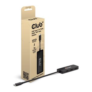 Club3D MST-Hub USB 3.2 Typ C > 3x HDMI 4K60Hz St/Bu retail