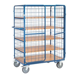 fetra Etagenwagen 8583-3DE blau 83,0 x 136,9 x 180,0 cm
