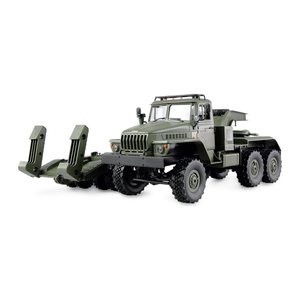 Amewi Ural B36 Militär LKW 6WD mit Tieflader 1:16 RTR grün