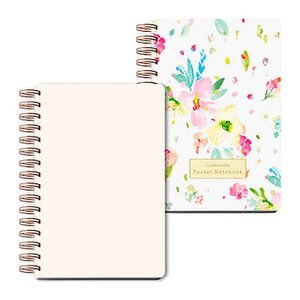 LUMA Notizbuch Pocket Blümchen ca. DIN A5 blanko, mehrfarbig Hardcover 100 Seiten, 1 St.