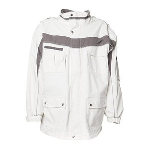 PLANAM® unisex Winterjacke PLALINE weiß, zink Größe 3XL