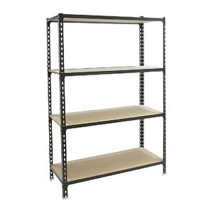 Simonrack Schwerlastregal MADERCLICK PLUS 4/500 8425437099243 anthrazit, holz 100,0 x 50,0 x 150,0 cm