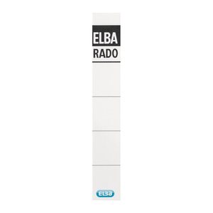 ELBA Einsteck-Rückenschilder weiß für 5,0 cm Rückenbreite, 10 St.