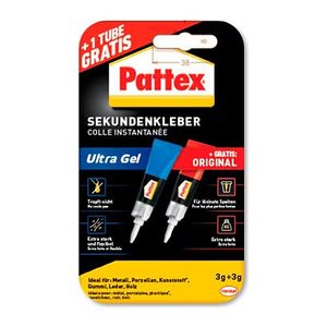 Pattex Ultra Gel Sekundenkleber 2x 3,0 g, 1 St.