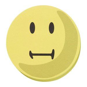 FRANKEN Moderationskarten gelb Ø 9,5 cm, 100 Blatt