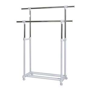 LOVE !T STORE !T Rollgarderobe 670124 weiß Metall ohne Haken 90,0 - 134,0 x 98,0 - 168,0 cm, 1 St.