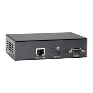 LevelOne HDMI Empfänger Cat5 HDBaseT 2xHDMI/2xRS-232 schwarz
