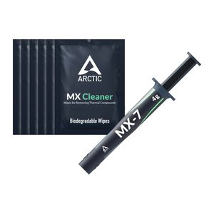 ARCTIC Wärmeleitpaste MX-7 (4 gr.) with 6 pcs MX Cleaner