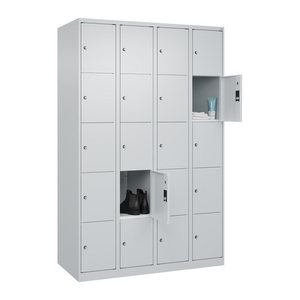 CP Schließfachschrank Classic Plus lichtgrau 080000-405 S10008, 20 Schließfächer 120,0 x 50,0 x 185,0 cm