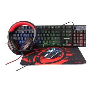 Ultron HAWK Gaming Set schwarz kabelgebunden 4in1