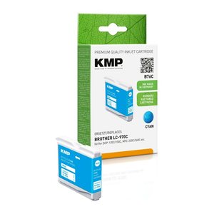 KMP Patrone Brother LC-970C 300 S. cyan remanufactured