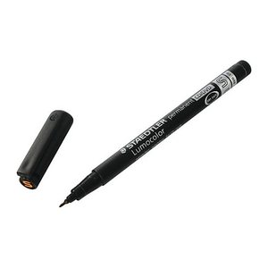 STAEDTLER CD/DVD pen CD-Marker schwarz 0,4 mm, 10 St.