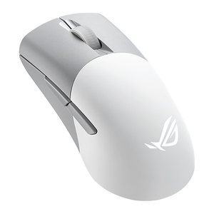 ASUS ROG Keris Wireless AimPoint Gaming-Maus kabellos weiß, silber