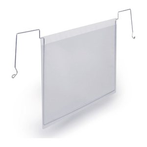 DURABLE Drahtbügeltaschen transparent A5, 50 St.