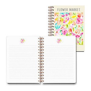 LUMA Notizbuch Classic Aquarell DIN A5 liniert, mehrfarbig Hardcover 100 Seiten, 1 St.
