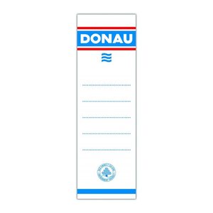 DONAU Ordneretiketten weiß für 7,5 cm Rückenbreite, 20 St.