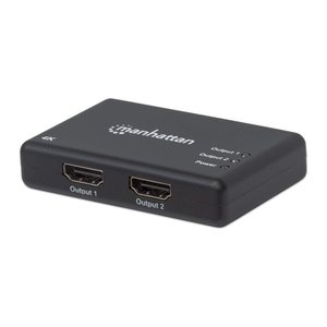 MANHATTAN 4K 2-Port HDMI-Splitter 4K@30Hz Netzteil schwarz