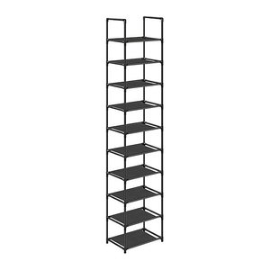 SONGMICS Schuhregal schwarz 33,0 x 33,0 x 173,0 cm, 1 St.
