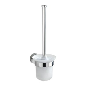 WENKO WC-Garnitur Bosio weiß, glänzend Metall, 1 St.