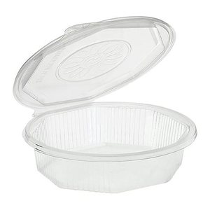 STARPAK Einweg-Salatschalen transparent 1,5 l, 25 St.