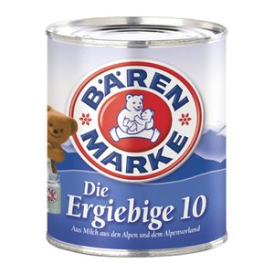 BÄRENMARKE Die Ergiebige Kondensmilch 10% 340,0 g