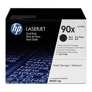 HP 90X (CE390XD) schwarz Tonerkartuschen, 2er-Set