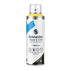 Schneider Paint-It 030 Supreme DIY Acrylspray Sprühfarbe gelb, 1 St.