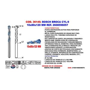 BOSCH Betonbohrer EXPERT CYL-9 MultiConstruction, Ø 10,0 mm, 1 St.