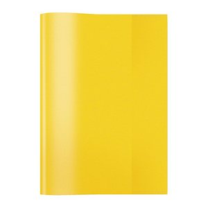 HERMA Heftumschlag transparent gelb Kunststoff DIN A5, 1 St.