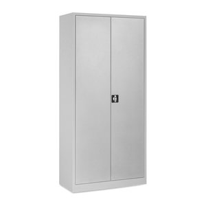 Aktenschrank aus Stahl – 920 x 420 (5 OH) – Korpus in Lichtgrau (Türen Lichtgrau)