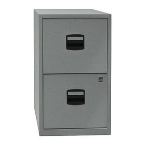 BISLEY Home PFA 2 Hängeregistraturschrank silber 2 Schubladen 41,3 x 40,0 x 67,2 cm, 1 St.