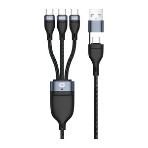 CONCEPTRONIC Kabel USB-C/-A2.0->3xUSB-C 480Mbs 1.50m sw