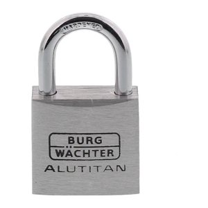 BURG WÄCHTER Vorhängeschloss ALUTITAN 770 30 silber, 1 St.