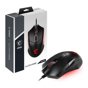 MSI Clutch GM08 Gaming Maus, Black, USB