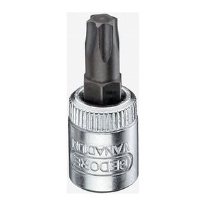GEDORE 1/4 Zoll Innen-TX Steckschlüsseleinsatz Größe: T 20 Länge: 37,0 mm