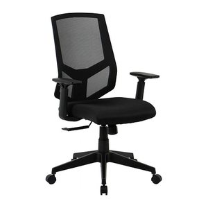 Bürostuhl, 10009 Stoff schwarz, Gestell schwarz