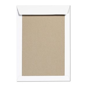 dots Papprückwandtaschen DIN B4 ohne Fenster weiß 50 St.