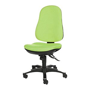 Topstar Bürostuhl Trend SY 10, 9020G05 Stoff grün, Gestell schwarz