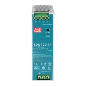 LevelOne Industrie Netzteil 24VDC/120W+DIN-Schiene silber