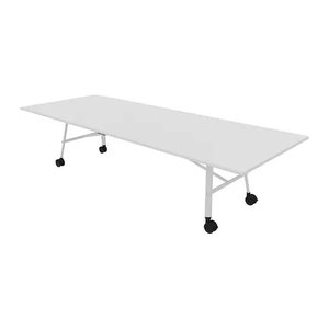 Quadrifoglio Konferenztisch SERENITY weiß rechteckig, A-Gestell weiß, 320,0 x 120,0 x 75,0 cm