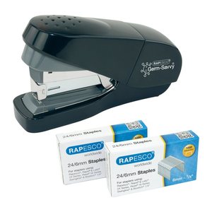 RAPESCO® Heftgerät Germ-Savvy ECO Less Effort schwarz, 1 St.