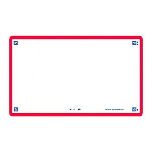 OXFORD Karteikarten FLASH 2.0 DIN A7 weiß, rot blanko, 80 St.
