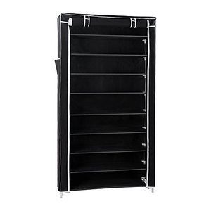SONGMICS Schuhregal schwarz 88,0 x 28,0 x 160,0 cm, 1 St.