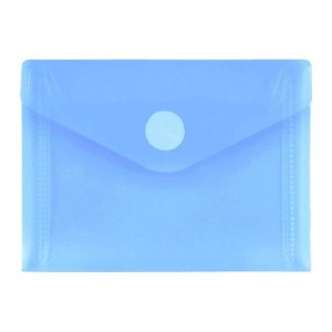 FolderSys Dokumententaschen DIN A7 blau glatt 0,20 mm, 10 St.