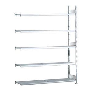 SCHULTE Anbau-Schwerlast-Weitspannregal WS 2000 15717 silber 150,0 x 80,0 x 300,0 cm