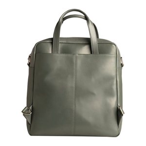 Exacompta Laptop-Rucksack Lady Exactive Leder grau bis 35,6 cm (14 Zoll)