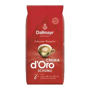 Dallmayr CREMA D'ORO SCHÜMLI Kaffeebohnen, Arabica- und Robustabohnen 1 kg
