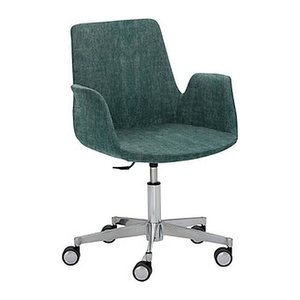 Mayer Besuchersessel myHELIOS petrol Aluminium Stoff 65,0 x 65,0 x 82,0 - 93,0 cm, 1 St.